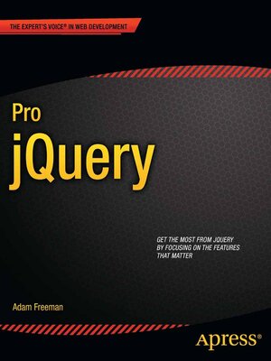 cover image of Pro jQuery